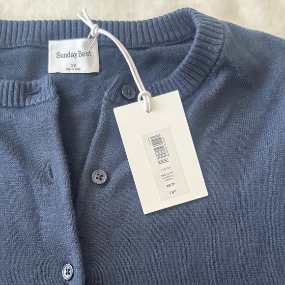 Aritzia Biscotti Cardigan - Size XS, Admiral - Picture 2 of 4